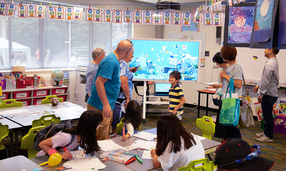Classroom at Wellers Hill State School during Bunkasai 2018 festival